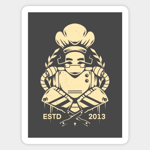 Chef Sticker by Alundrart